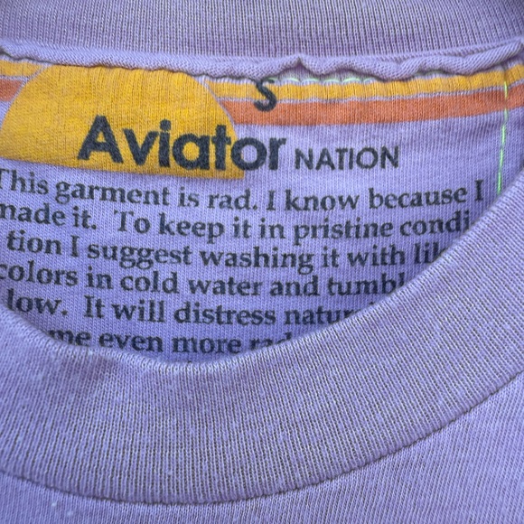 Aviator Nation Logo Boyfriend Tee - Picture 3 of 11